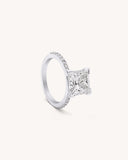 Solitaire Pavé Ring | 6ct | CDR-6-1