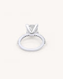 Solitaire Pavé Ring | 6ct | CDR-6-1