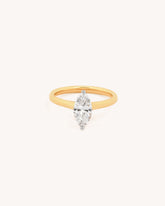 Solitaire Ring in 18KT gold | 3.1ct | CDR0455