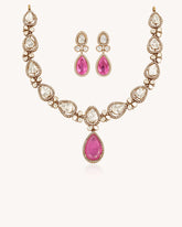 Set Necklace in 18KT gold | 42.97ct | CFNST-1219