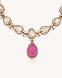 Set Necklace in 18KT gold | 42.97ct | CFNST-1219