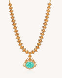 Set Necklace in 18KT gold | 74.47ct | CFNST-882
