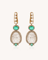 Drop Earrings in 18KT gold | 16.9ct | CJH-1410