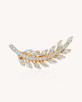 Floral Brooch in 18KT gold | 4.57ct | CVDB0008