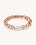 Tennis Bracelet in 18KT gold | 30.16ct | CDBL-1220