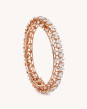 Tennis Bracelet in 18KT gold | 30.16ct | CDBL-1220