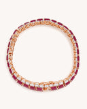 Colour stone Tennis Bracelet in 18KT gold | 18.96ct | CDBL-1314