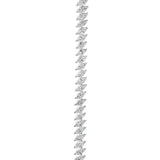 Vertical line of marquise-cut diamonds in an elegant, symmetrical arrangement.