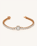 Tennis Bracelet in 18KT gold | 9.82ct | CDBL-578