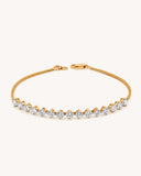 Tennis Bracelet in 18KT gold | 4.92ct | CDBL-706