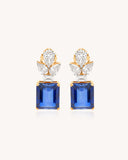 Colour stone Drop Earrings in 18KT gold | 6.31ct | CDE0826
