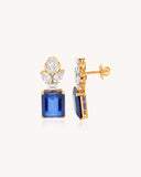 Colour stone Drop Earrings in 18KT gold | 6.31ct | CDE0826