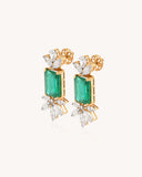 Colour stone Stud Earrings in 18KT gold | 7.71ct | CDE0827