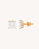 Stud Earrings in 18KT gold | 4.04ct | CDE1100