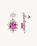 Colour stone Drop Earrings in 18KT gold | 5.29ct | CDE1272