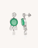 Colour stone Drop Earrings in 18KT gold | 6.03ct | CDE1273