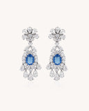 Colour stone Drop Earrings in 18KT gold | 8.41ct | CDE1282
