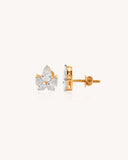Stud Earrings in 18KT gold | 1.88ct | CDE1322