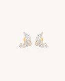 Floral Earrings in 18KT gold | 1.46ct | CDE1329