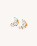 Floral Earrings in 18KT gold | 1.46ct | CDE1329
