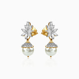 CVD DIAMOND EAR TOPS 18K EF   VVS VS 13.12 CDET-121
