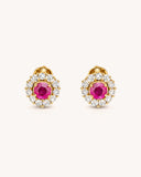 Camille Colour Stone Stud Earrings | 0.96ct | CDET-1255