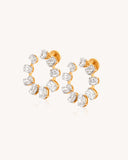 Ear cuff Earrings in 18KT gold | 5.91ct | CDET-801