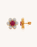 Stud Earrings in 18KT gold | 7.03ct | CDET-816