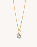 Solitaire Pendant in 18KT gold | 3.85ct | CDL-1029