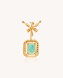 Rora Solitaire Halo Pendant | CDL-1186