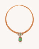Floral Necklace in 18KT gold | 12.45ct | CDL-1368