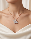 Grant Solitaire Floral Pendant | 16ct | CDL-200