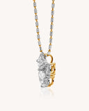CVD DIAMOND  LOCKETS & CHAINS 18 KT EF  VVS VS 4.08 CDL-201
