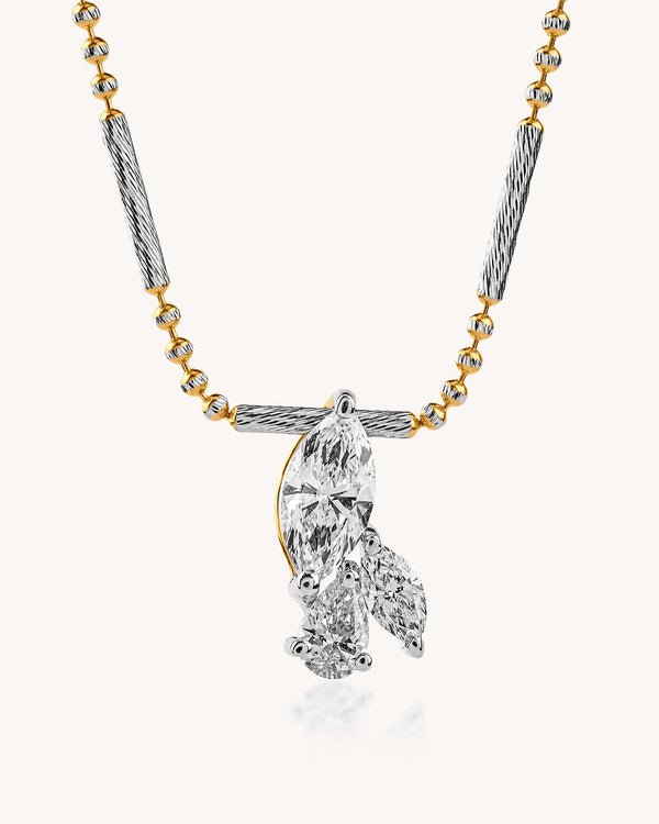 Grant Solitaire Floral Pendant | 16ct | CDL-207