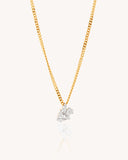 Grant Solitaire Floral Pendant | 16ct | CDL-340