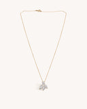 Flint Solitaire Floral Pendant | 18ct | CDL-754