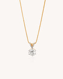 Solitaire Pendant in 18KT gold | 3.47ct | CDL-755