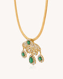 Floral Pendant in 18KT gold | 25.51ct | CDL0489