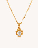 Solitaire Pendant in 18KT gold | 3.14ct | CDL0561