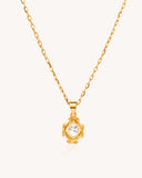 Solitaire Pendant in 18KT gold | 3.14ct | CDL0561