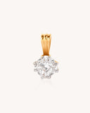 Solitaire Pendant in 18KT gold | 0.43ct | CDL0598