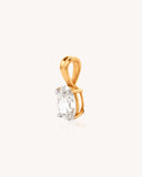 Solitaire Pendant in 18KT gold | 0.43ct | CDL0612