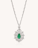 Colour stone Statement Necklace in 18KT gold | 28.89ct | CDNS-23