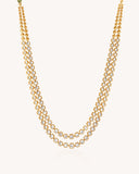 Tennis Necklace in 18KT gold | 89.7ct | CDNS-1426