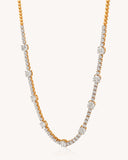 Kinetic Solitaire Statement Necklace Set | 14.19ct | CDNS-268