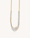 Tennis Necklace in 18KT gold | 24.46ct | CDNS-278