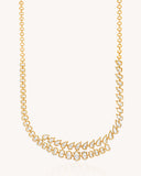 Tennis Necklace in 18KT gold | 24.46ct | CDNS-278