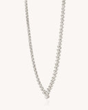 Tennis Necklace in 18KT gold | 26.28ct | CDNS-713