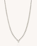 Tennis Necklace in 18KT gold | 26.28ct | CDNS-713