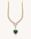 Colour stone Statement Necklace in 18KT gold | 46.14ct | CDNS0351
